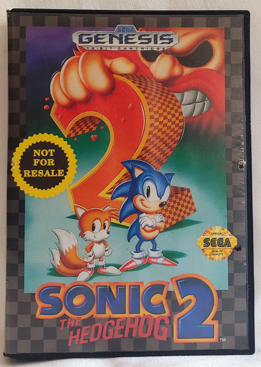 1992 Sega Genesis Sonic the Hedgehog 2 (USA) Sealed Video Game