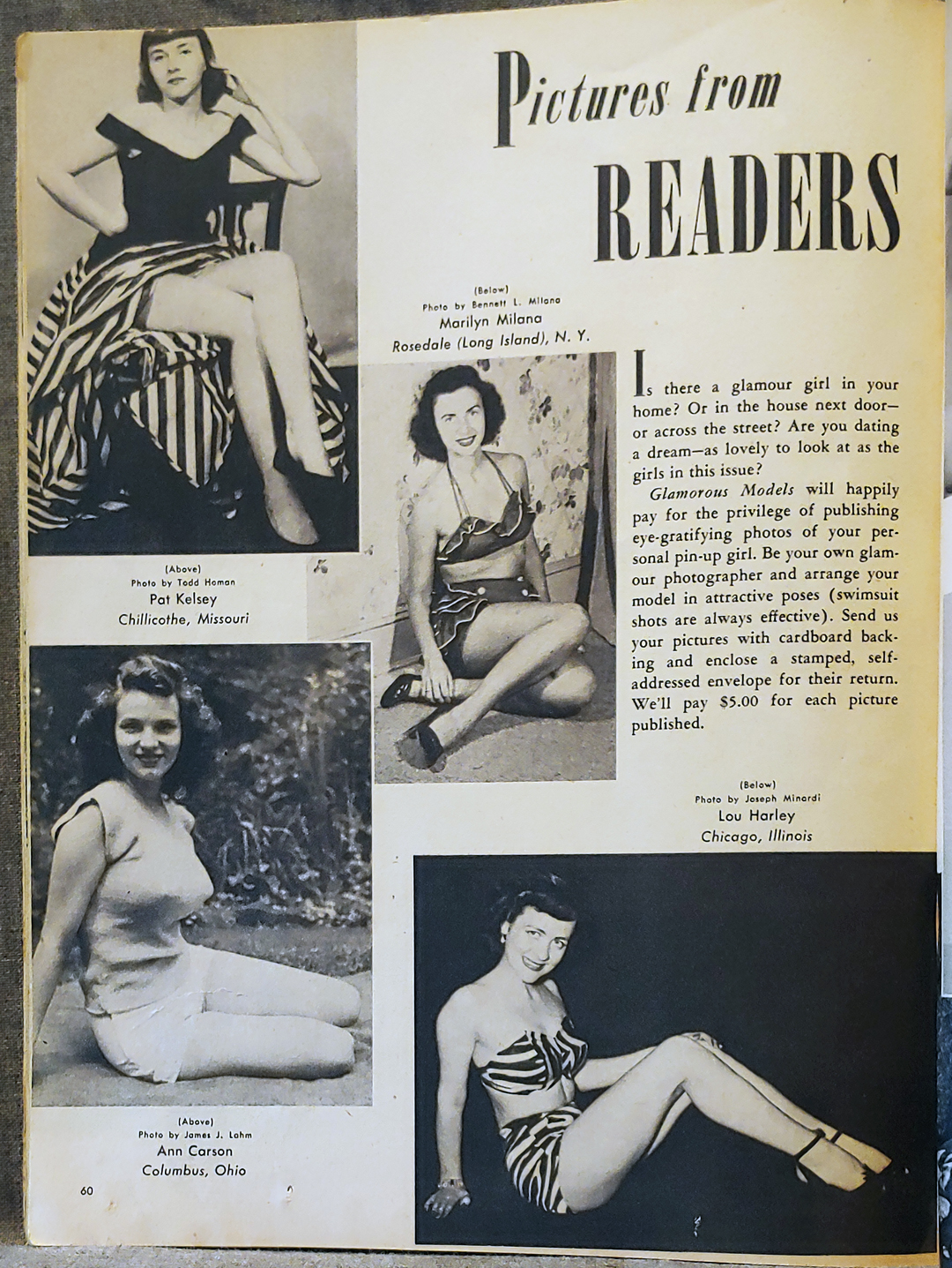 50s Vintage Porn Magazines - Glamorous Models - No.10 November 1950 - Vintage Adult Magazine - XXX -  Screaming-Greek