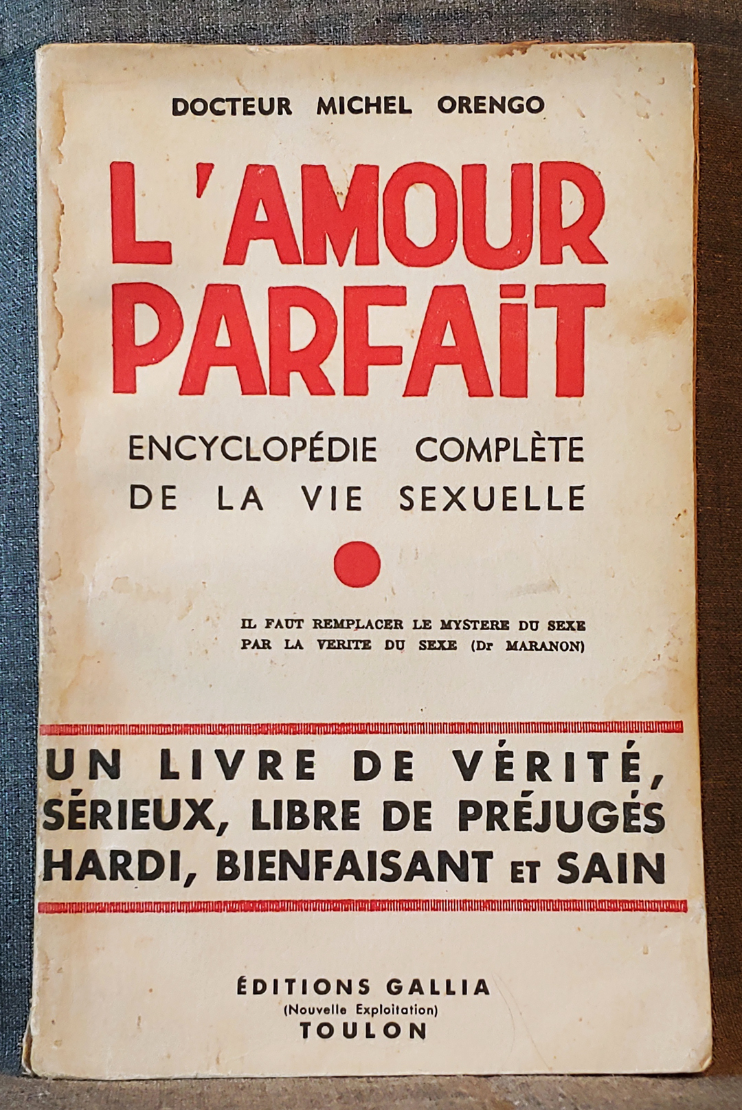 L Amour Parfait Encyclopedie Complete De La Vie Sexuelle Docteur Michel Orengo Editions Gallia 1963 Livre Francais Vintage French Screaming Greek